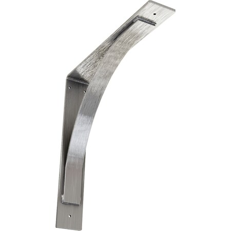 Ekena Millwork Morris Steel Bracket, Unfinished 3"W x 18"D x 18"H BKTM03X18X18MOCRS